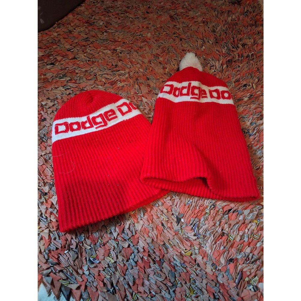 Dodge motorsport vintage beanie knit set of two arkansas razorback
